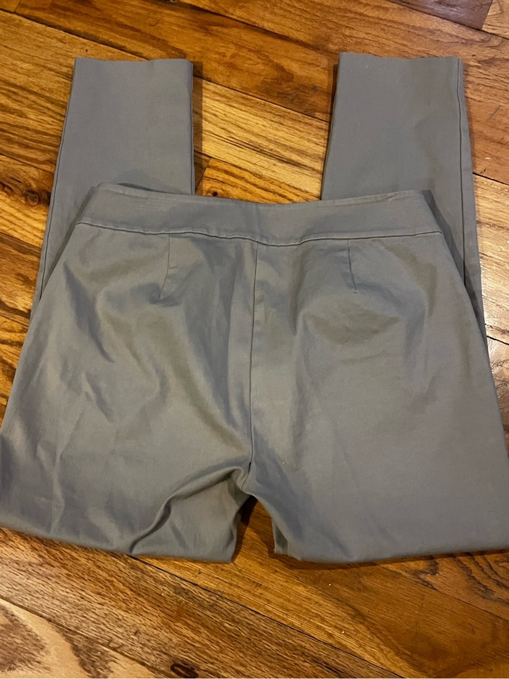 Eileen Fisher Organic Cotton Tapered Chino Pants  Mid-Rise Flat Front Size 4 - Picture 10 of 10